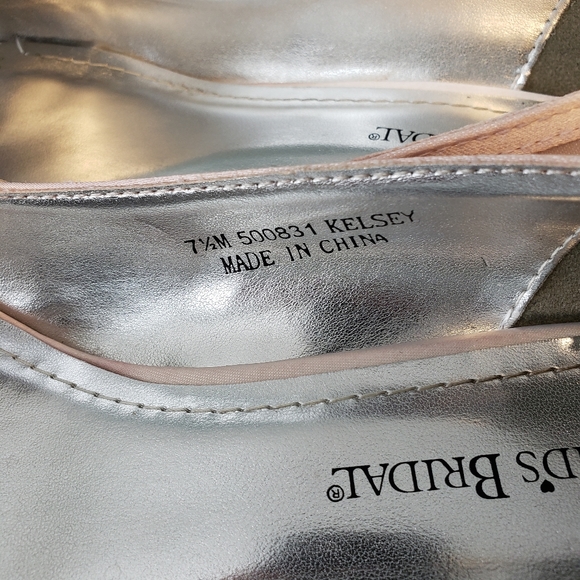 Light pink wedge dress shoes - Picture 5 of 6